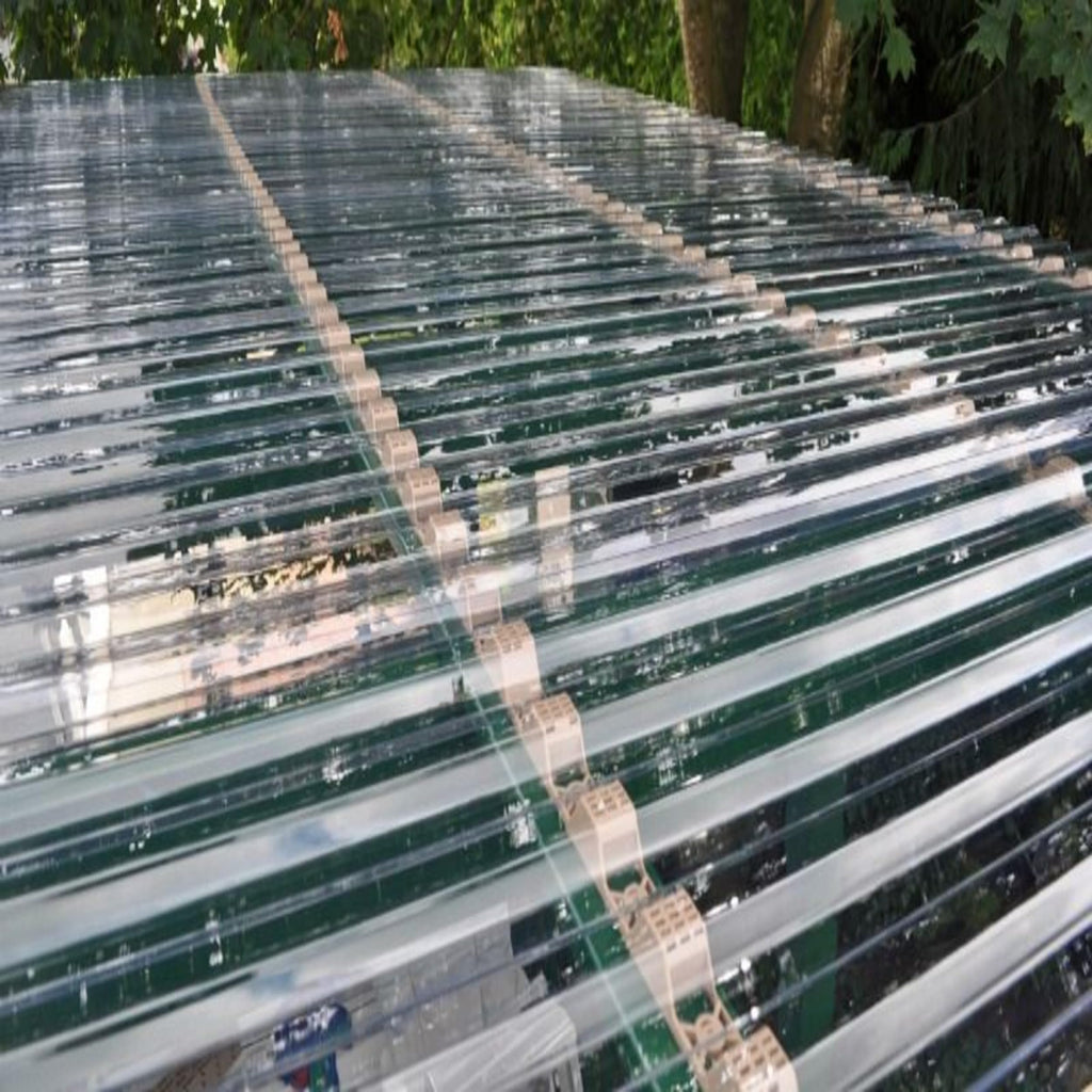 Clear Polycarbonate Roofing Panels 20-Pack 21 in. W x 72 in. L U6212