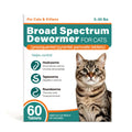 Broad Spectrum Cat Dewormer Tablets 60 Count T63910