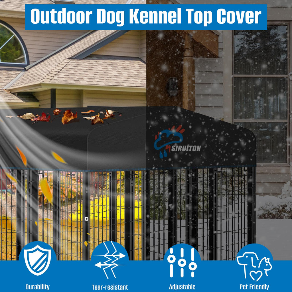 8x4FT Heavy Duty 600D Oxford Dog Kennel Replacement Cover X52982