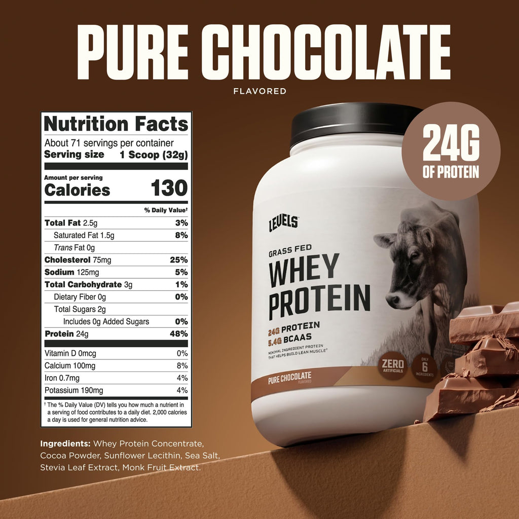 Whey Protein Powder Pure Chocolate 5LB H7113