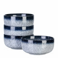 36 Ounce Ceramic Bowl Set of 4 Dark Blue H606170