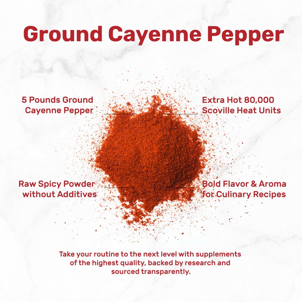 Ground Cayenne Pepper Powder, 5 Pounds Z107320