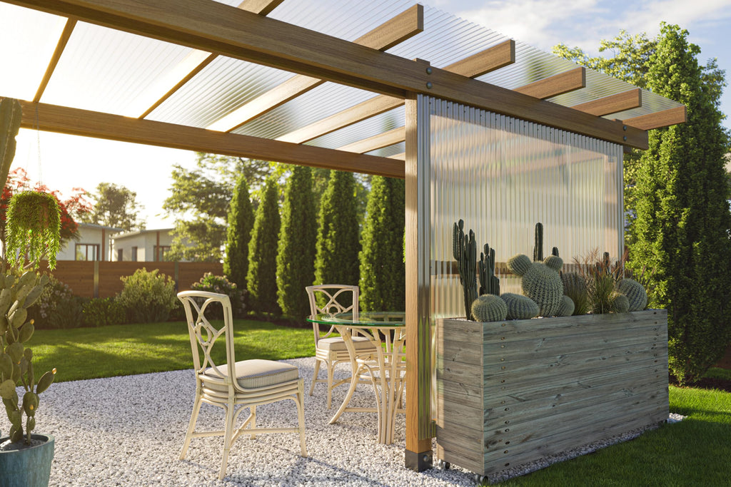 Clear Polycarbonate Roofing Panels 20-Pack 21 in. W x 72 in. L U6212