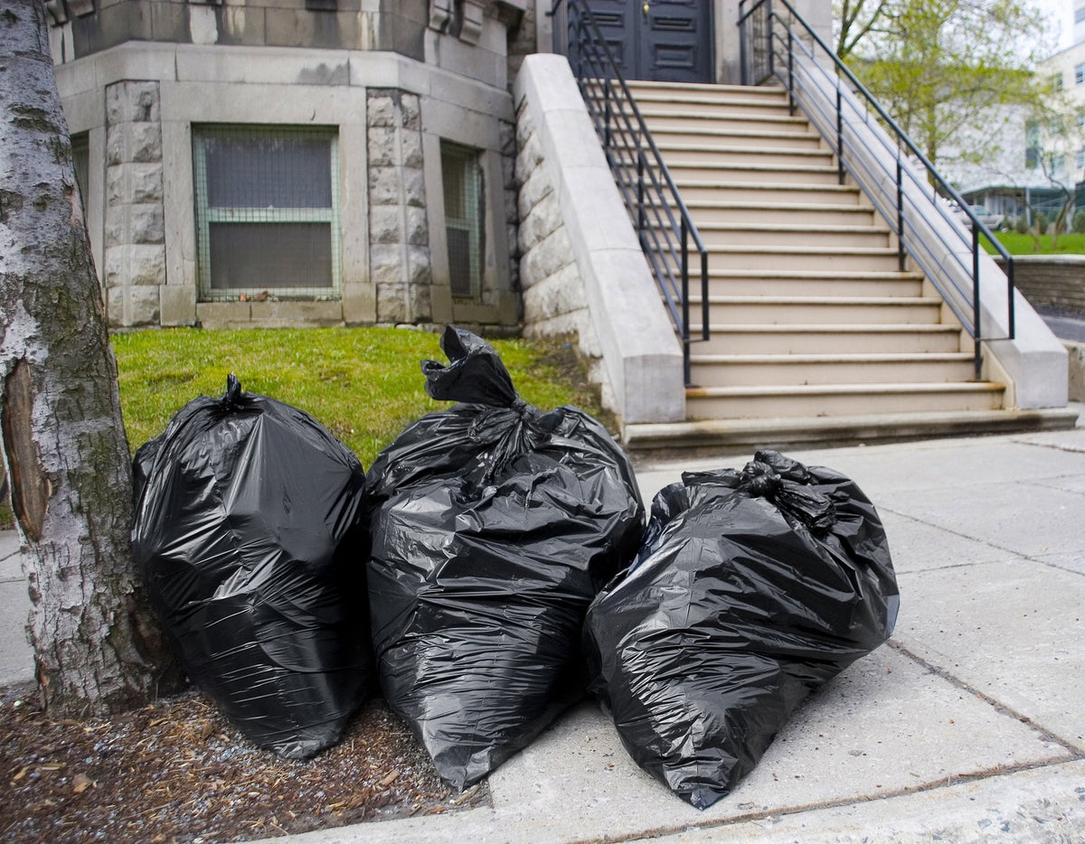 55 Gallon 3 Mil Black Contractor Garbage Bags K949
