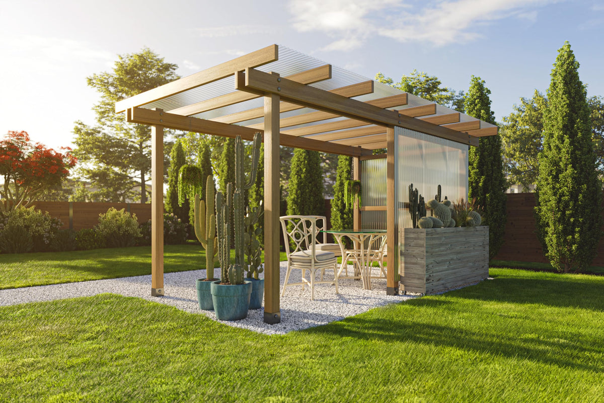 Clear Polycarbonate Roofing Panels 20-Pack 21 in. W x 72 in. L U6212