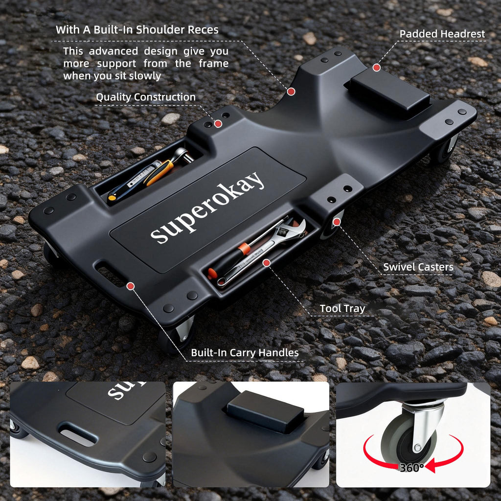 40 Inch Low Profile Mechanic Creeper X1418